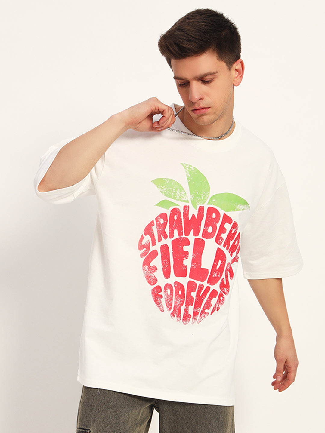 Graphic Drop Shoulder Tee