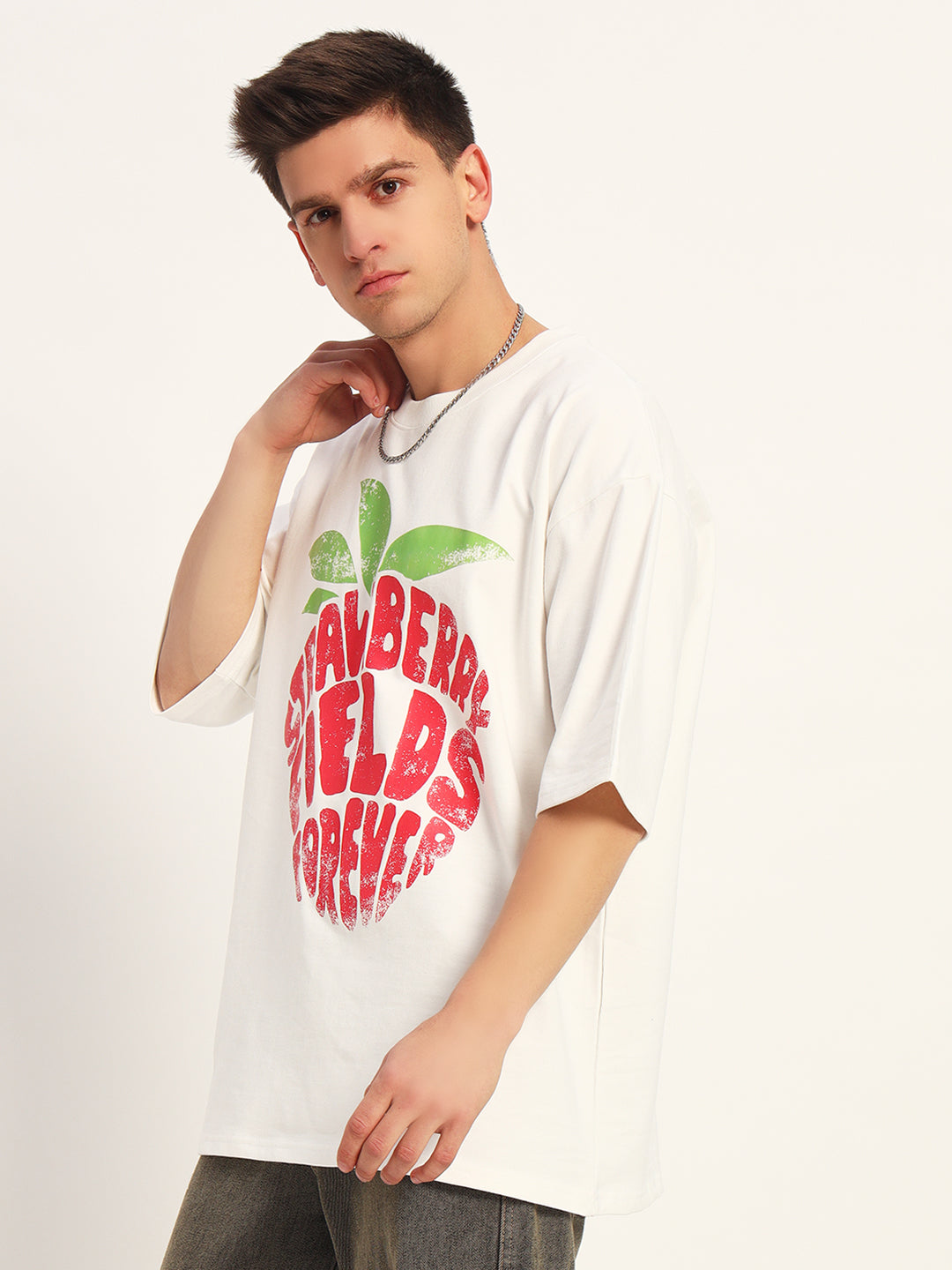 Graphic Drop Shoulder Tee