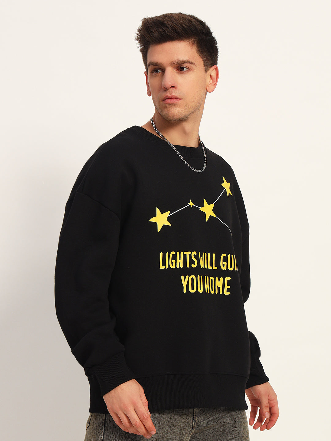 Graphic Drop Shoulder Sweatshirt