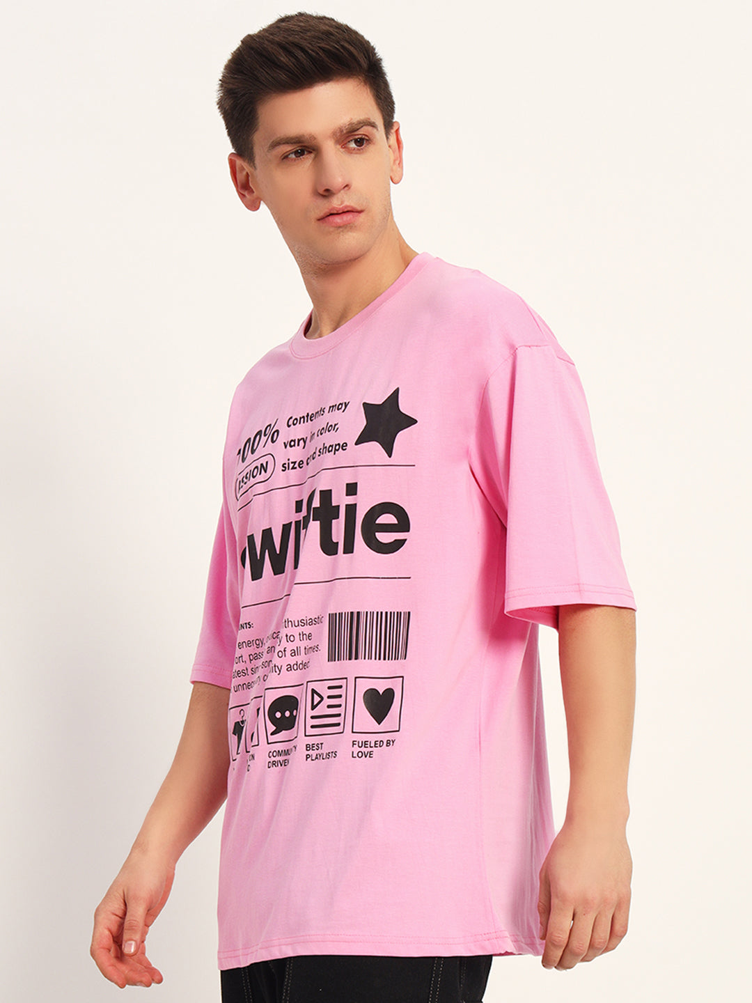 Graphic Drop Shoulder Tee