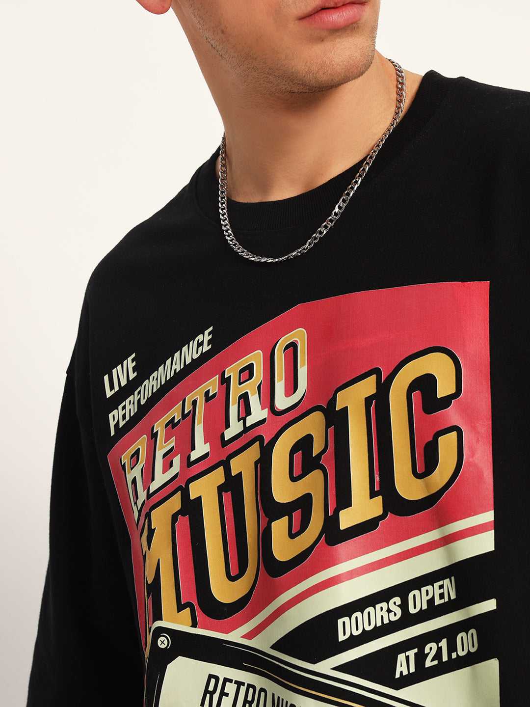 Graphic Drop Shoulder Tee