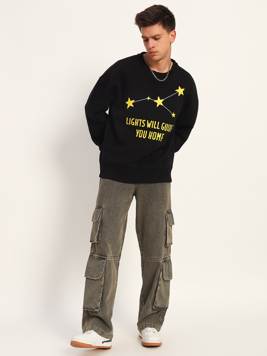 Graphic Drop Shoulder Sweatshirt