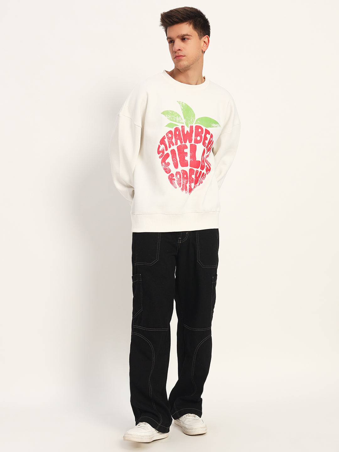 Graphic Drop Shoulder Sweatshirt