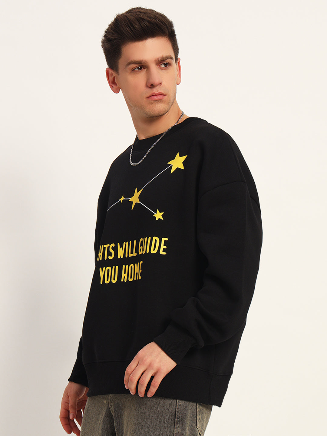 Graphic Drop Shoulder Sweatshirt