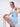Ice Blue Tie up Ruched Dress