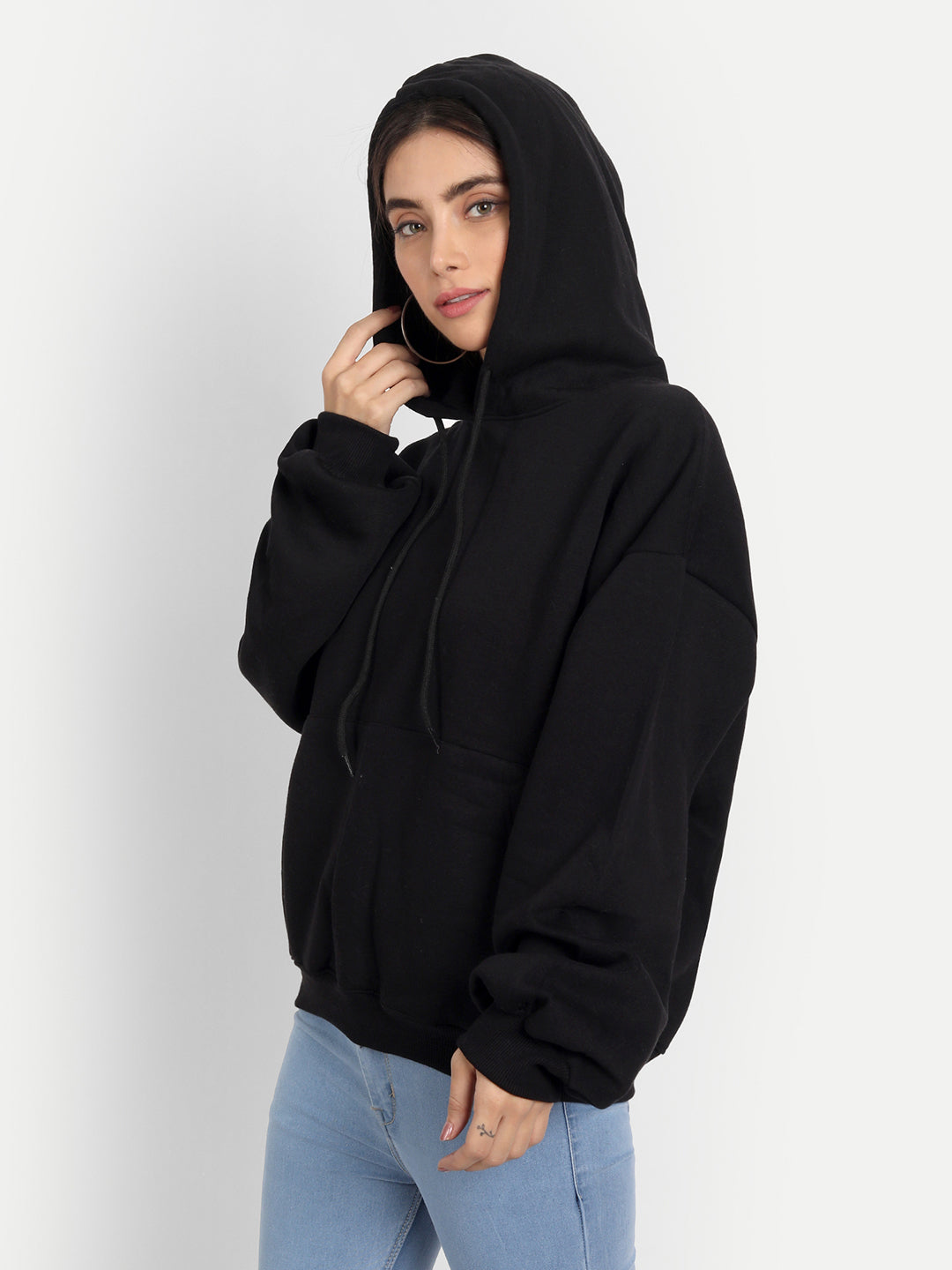 Black Oversized Hoodie