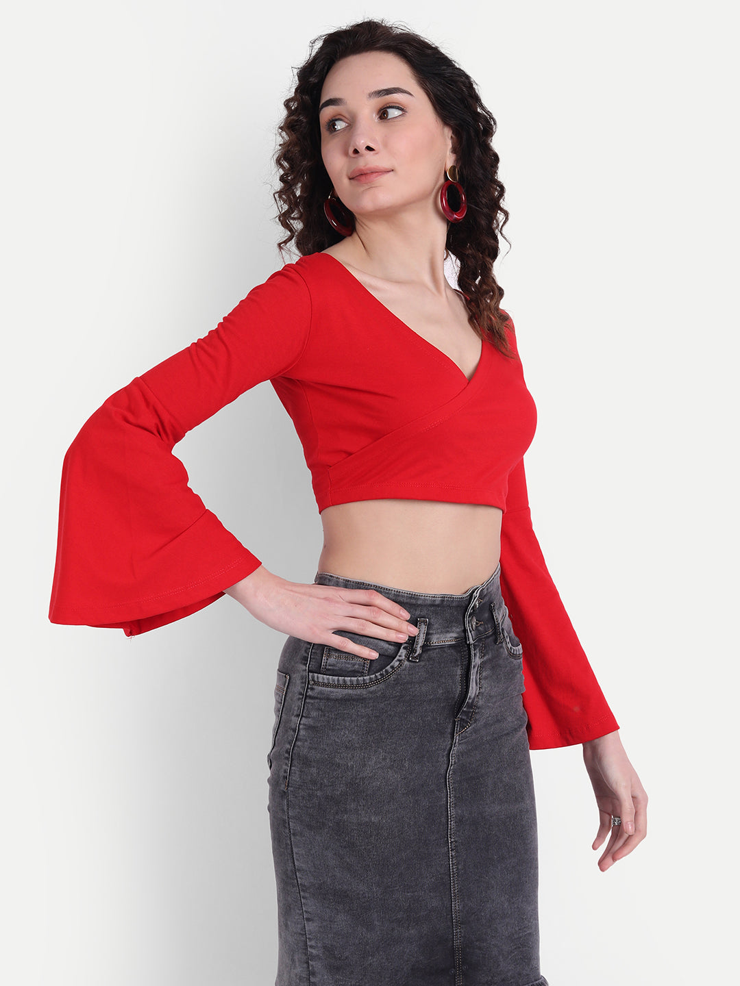 Red Splice Top