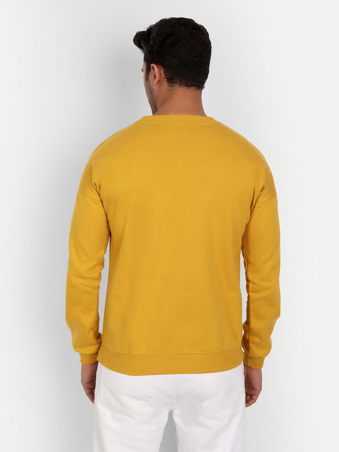 Mustard Drop Shoulder Sweatshirt