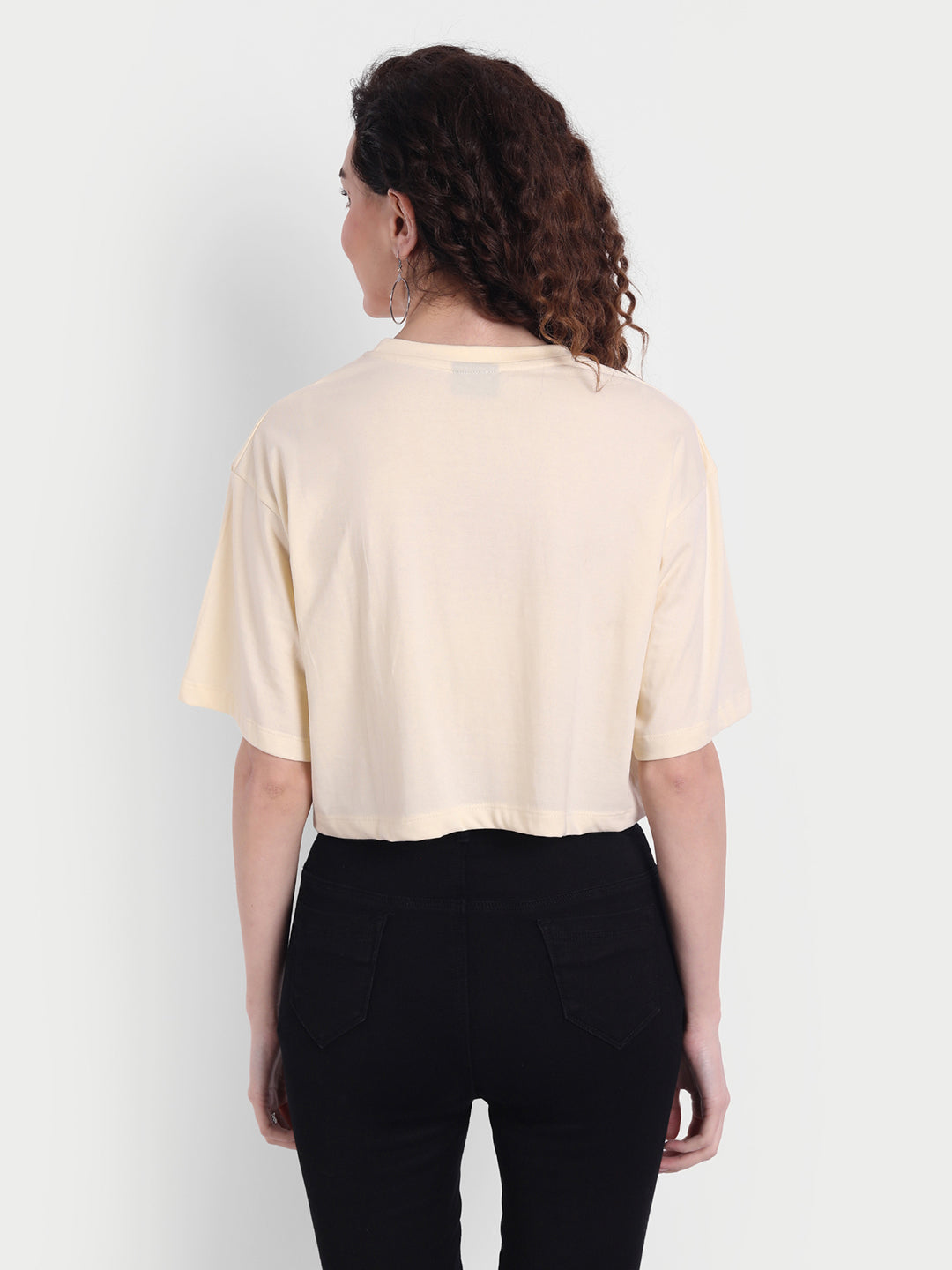 Butter Oversized Cropped T-shirt