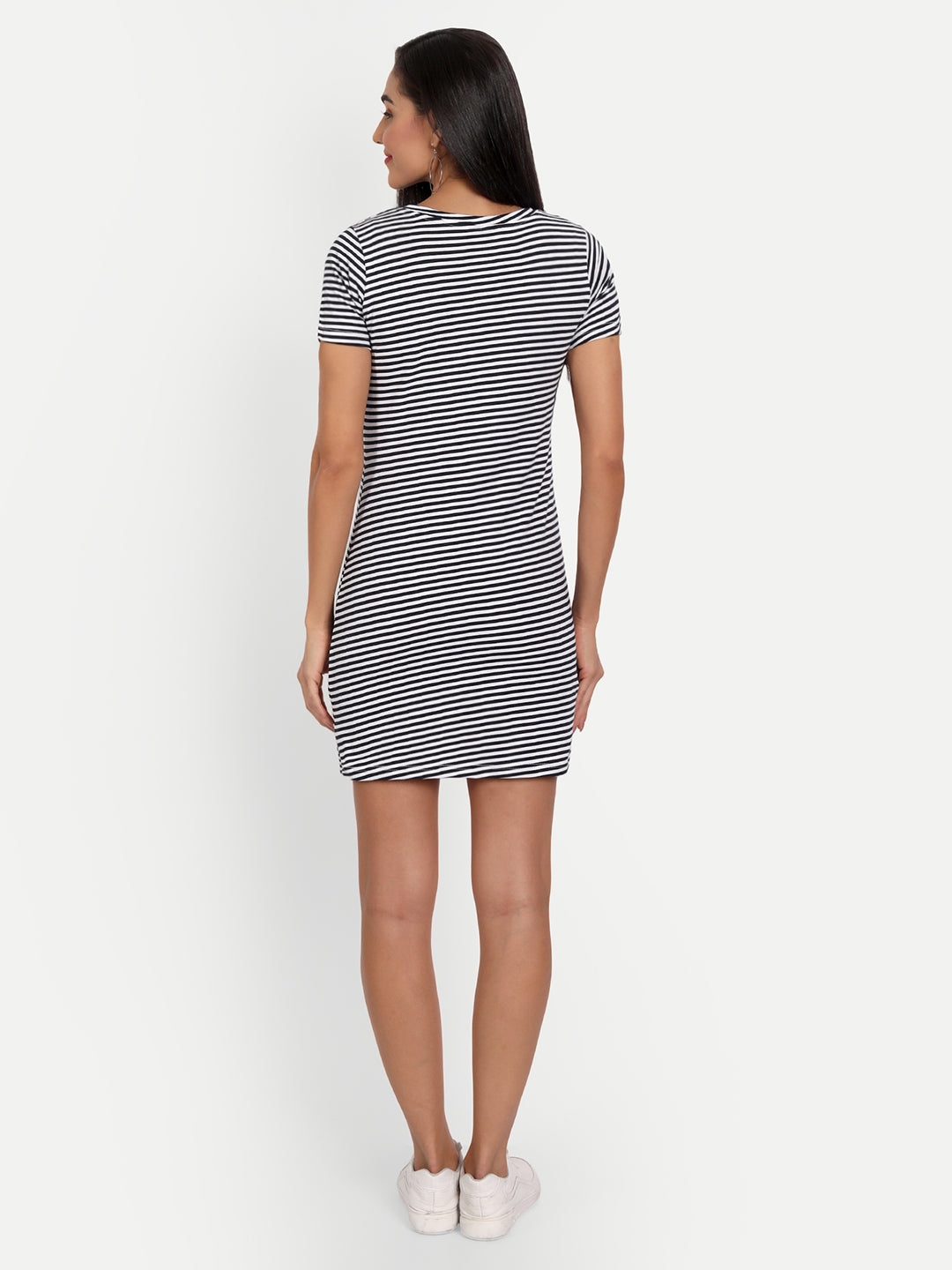 Black Stripes Bodycon Dress