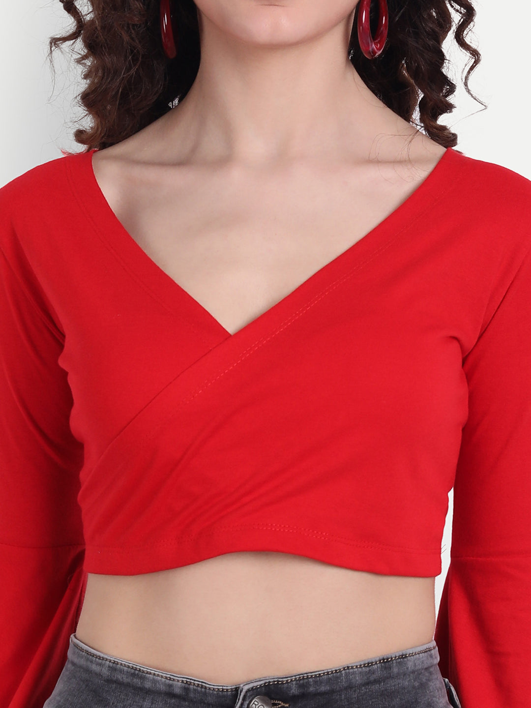 Red Splice Top